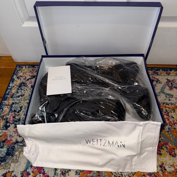 Stuart Weitzman Over-the-Knee Black Suede Boots - Women's 8 5050 - Picture 10 of 12